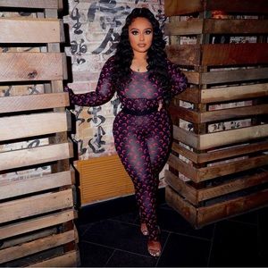 Marine Serre Red Leggings